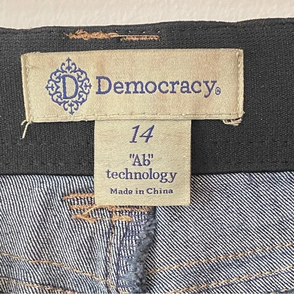 Democracy “Ab”Solution Dark Wash High Rise Skinny Ankle Jeans - Picture 10 of 14